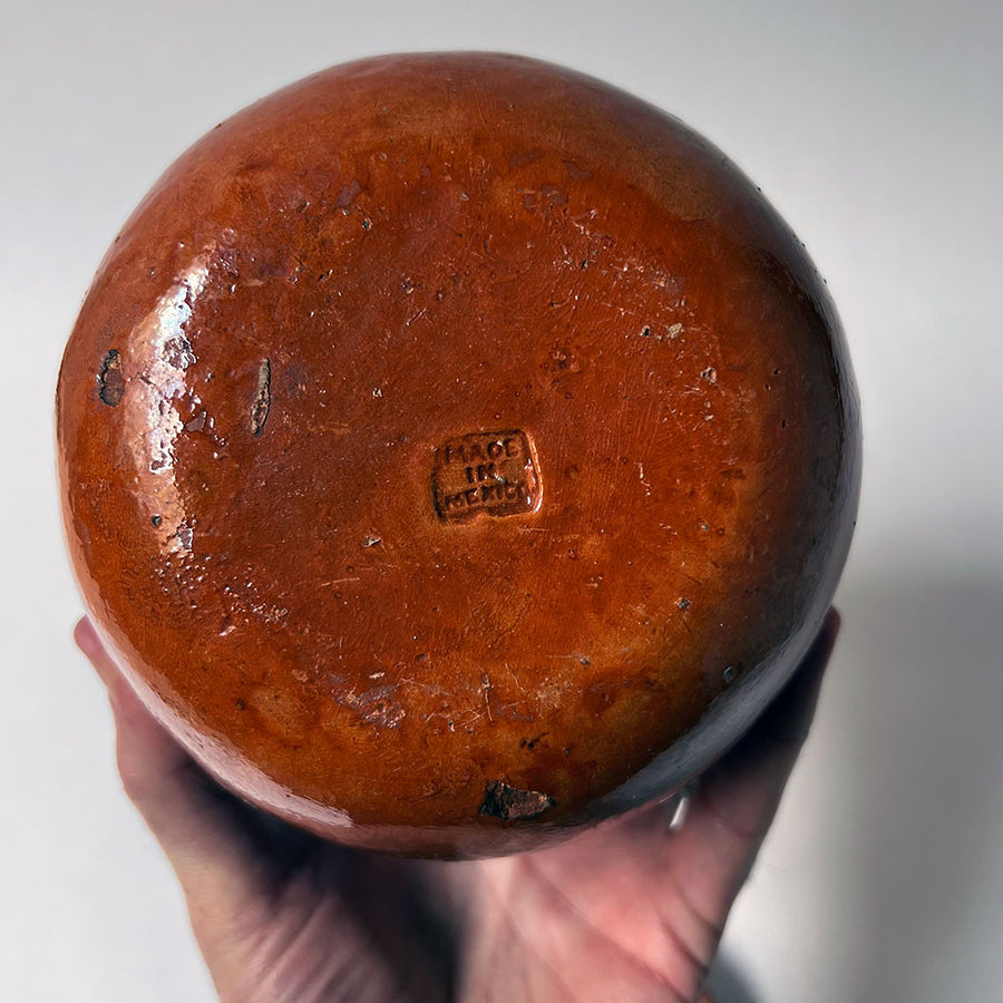 Vintage Rustic Ceramic Teapot Made in Mexico