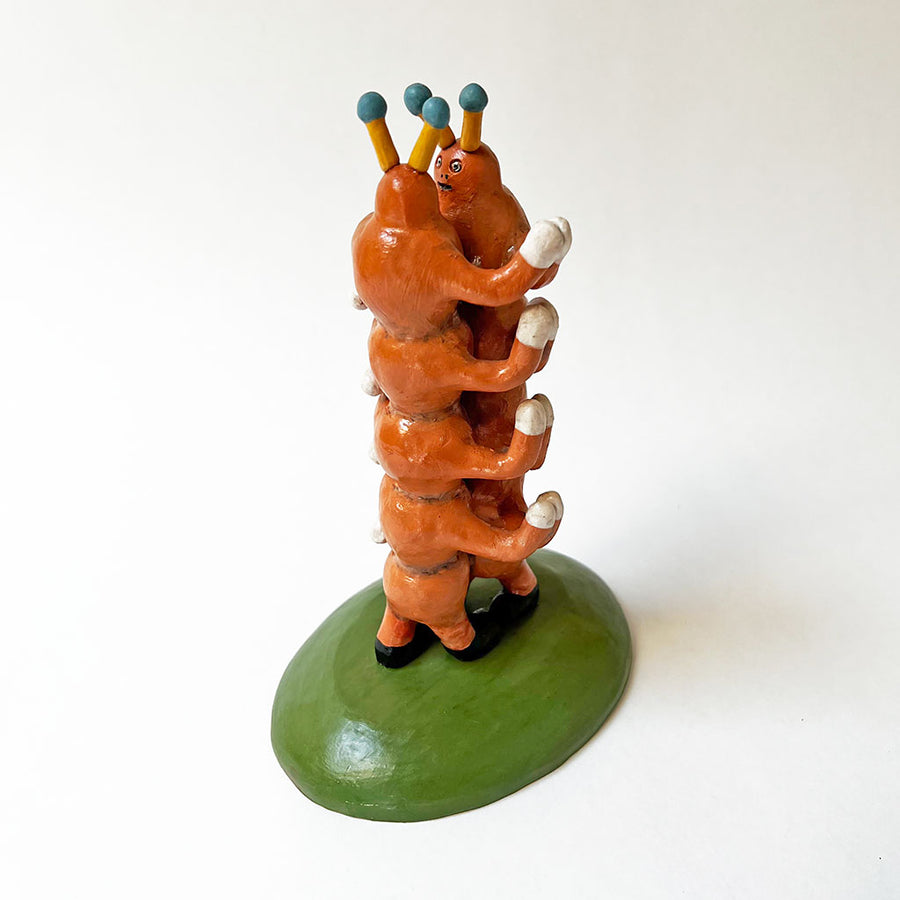 Ken Goldstrom: Dancing Multipedes, Ceramic Sculpture