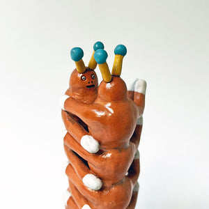 Ken Goldstrom: Dancing Multipedes, Ceramic Sculpture