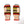 Multi Color Zig Zag Mittens Light 100% Wool