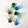 Vintage Drinking Glasses Multi Color (Set of 6)
