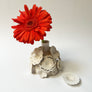 Melissa Mytty: One of a Kind Floral Vase with Lid (126-4)
