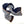 PATCH NYC Navy & Blue Gingham Mixed Fabric Scarf