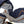 PATCH NYC Navy & Blue Gingham Mixed Fabric Scarf