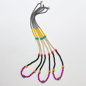 Mixed Beads Strand Necklace (D)