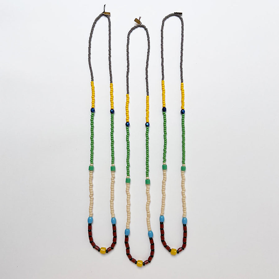 Mixed Beads Strand Necklace (E)