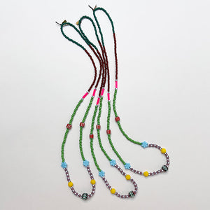 Mixed Beads Strand Necklace (H)