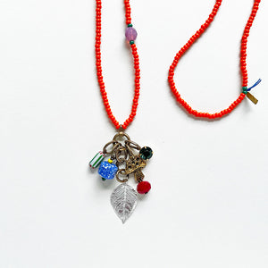 Novelty Necklace: Sterling Garden Leaf