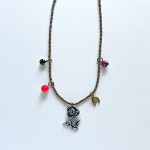 Collage Necklace: Gold (10-5)