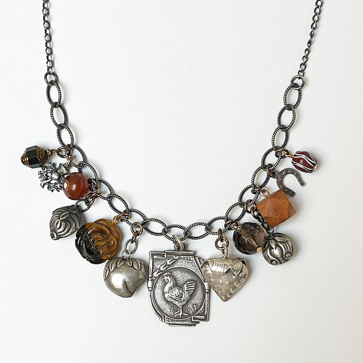 Treasure Necklace: Vintage Country Fair Sterling Medal