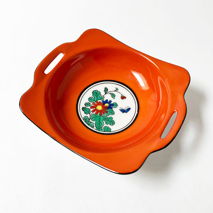 Vintage Hand-Painted Noritake Bowl with Handles Made in Japan