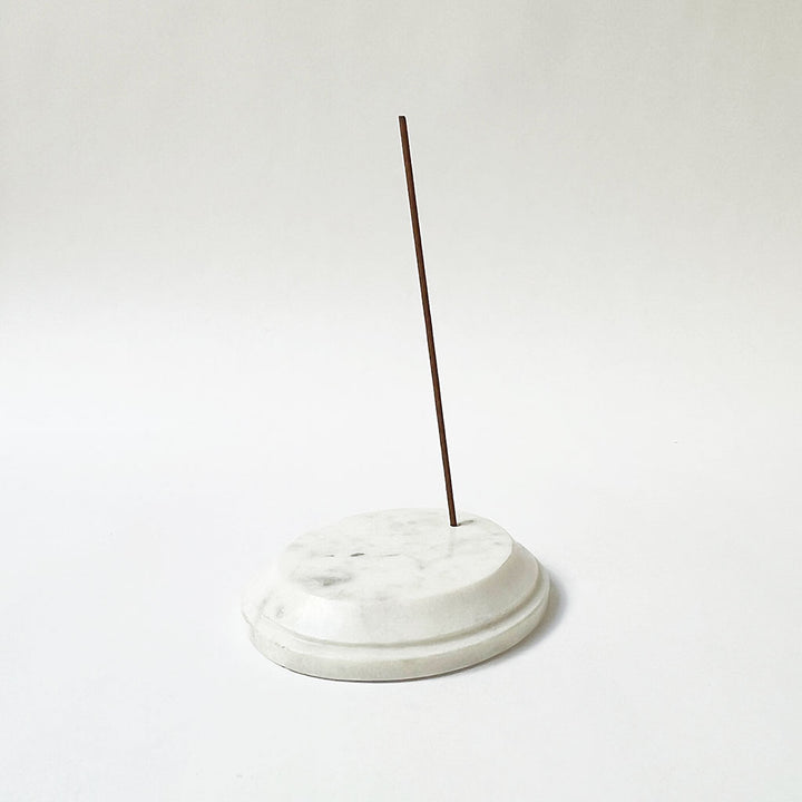Polished Marble Incense Burner: Oval