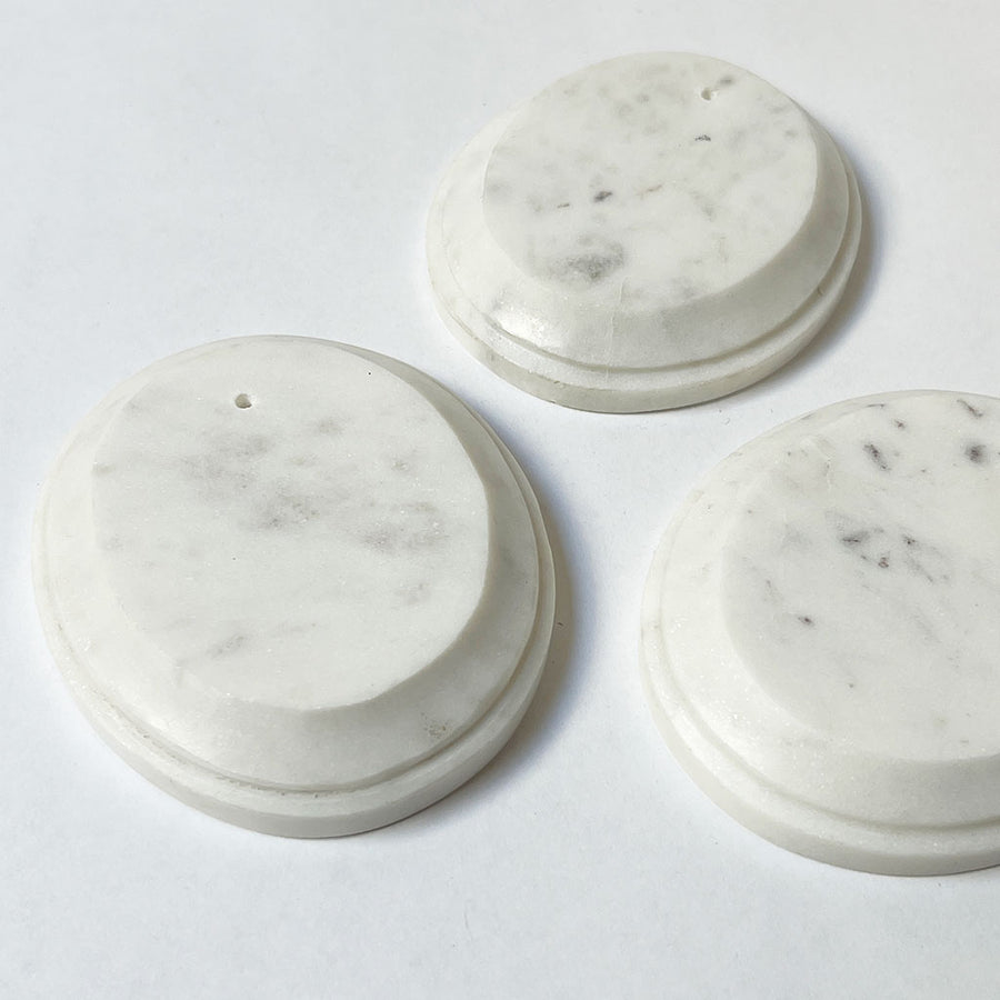 Polished Marble Incense Burner: Oval