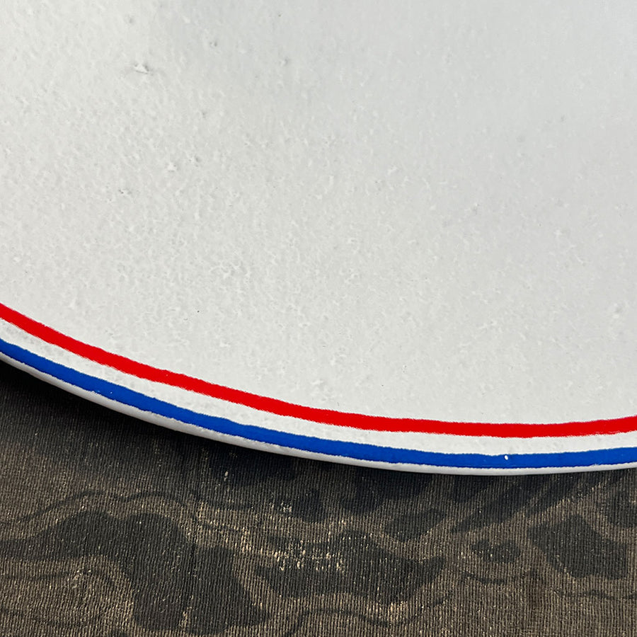 Astier de Villatte Tricolor Oval Platter