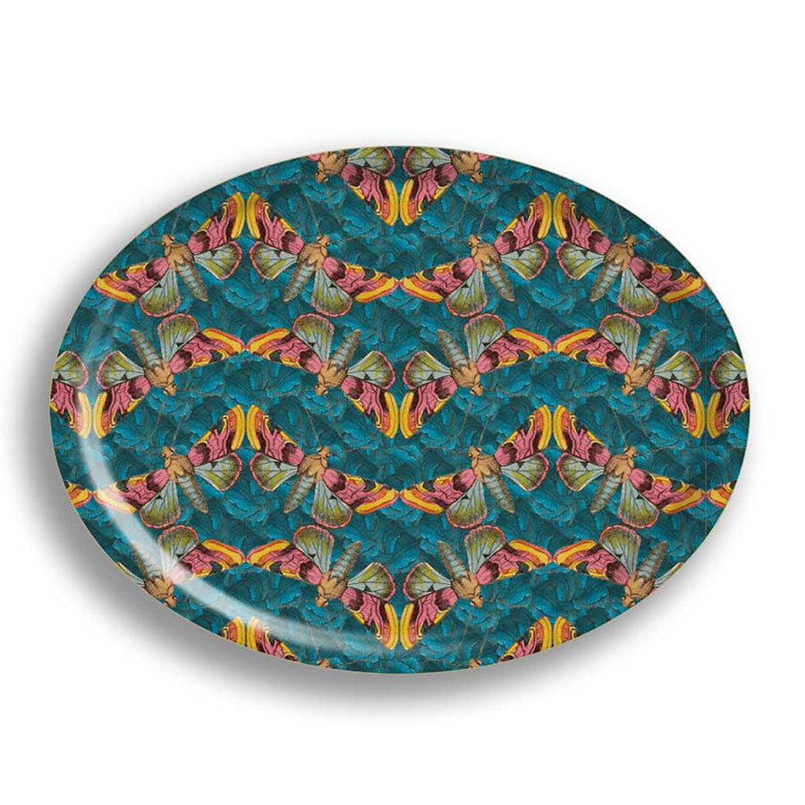PATCH NYC Zig Zag Butterfly Oval Tray