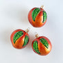 Orchard Peach Glass Ornament