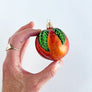 Orchard Peach Glass Ornament