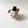Vintage Pig in a Top Hat Ceramic Coin Bank Made in Japan