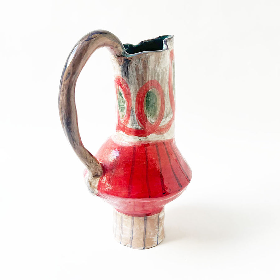 Art Pottery One of a Kind Pitcher Vase (A)