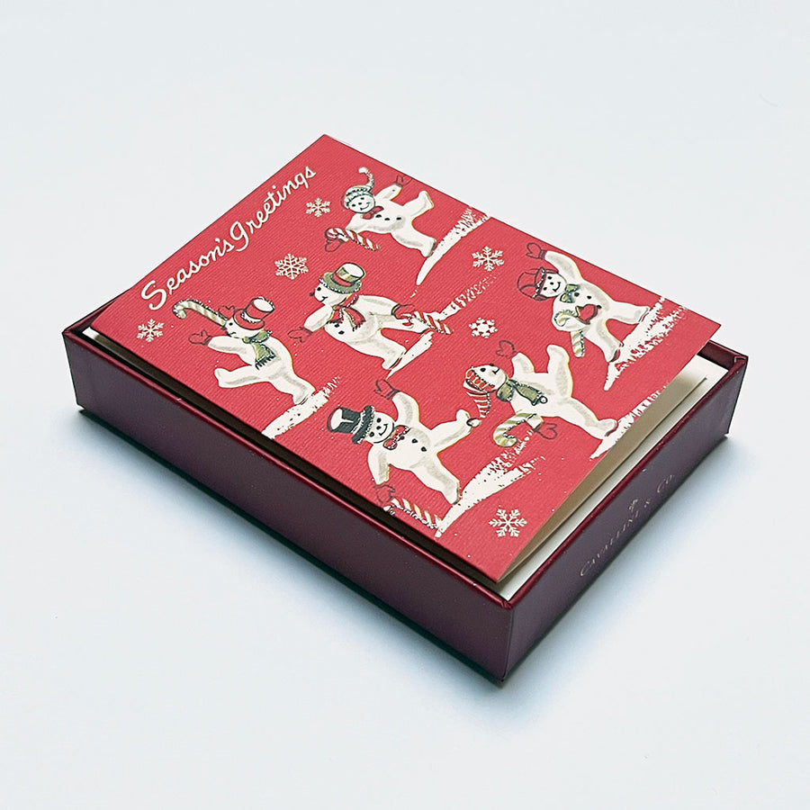 Holiday Notecard Set: Silly Snowmen