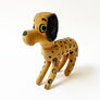 Vintage Spotted Dog Plush Figure Made in Japan