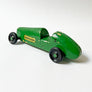 Vintage Green Wood "Pinewood Derby" Race Car