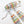 Rainbow Stripe Drop Clear Glass Ornament