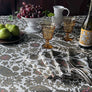 PATCH NYC Regal Bird Spice Linen Tablecloth