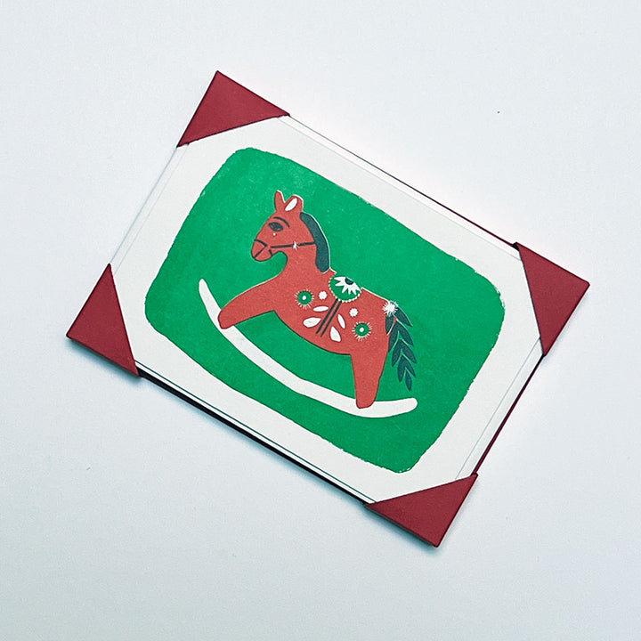 Holiday Notecard Set: Rocking Horse