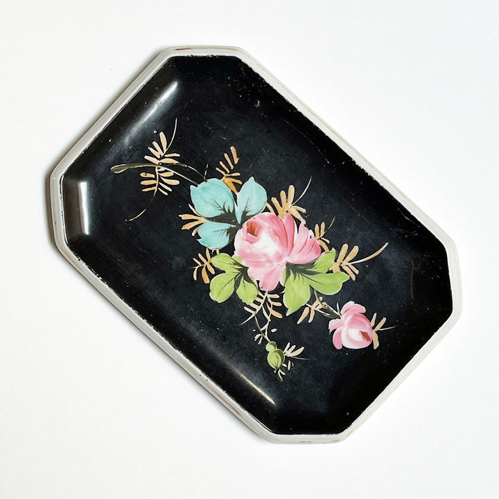 Vintage Decorated Ceramic Tray