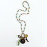 PATCH NYC Treasure Necklace: Charm Cluster with Vintage 1917 Athletic Prize Metal