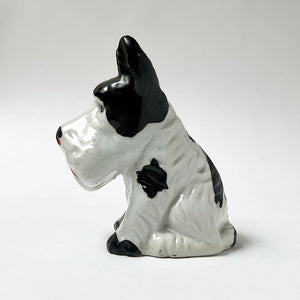 Vintage Scottie Dog Ceramic Bank Made in Japan