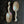 Vintage Carved Seashell Caviar Serving Spoons (Set of 2)