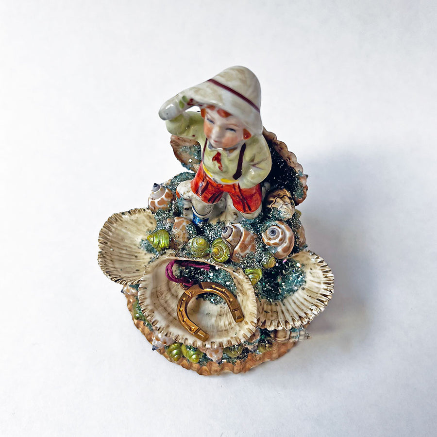 PATCH NYC One of a Kind Sea Shell Souvenir: Boy in a Hat