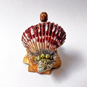 PATCH NYC One of a Kind Sea Shell Souvenir: Seated Man