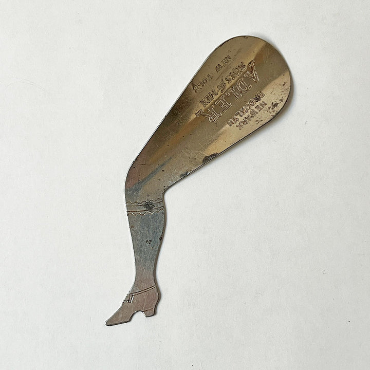 Vintage Lady Leg Advertisement Shoe Horn