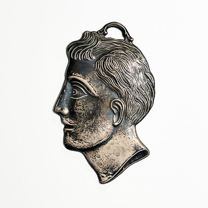 Vintage Ex Voto Man's Profile Made in Italy