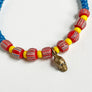 Brass Skull Beaded Bracelet