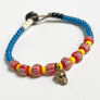 Brass Skull Beaded Bracelet