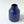 Bevel Top Ceramic Vase Deep Blue