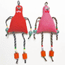 Lanky Lavender Sachet (Red or Pink)