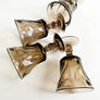 Vintage Drinking Glasses Topaz Swirl (Set of 4)