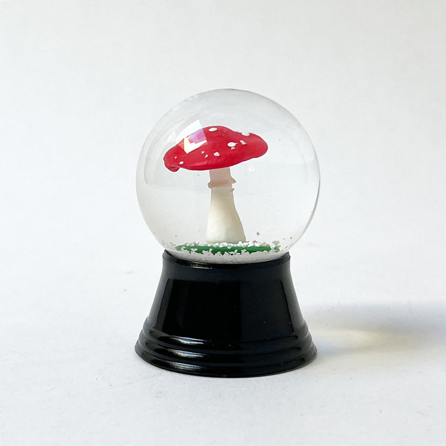 Mini Snow Globe with Mushroom Made in Austria