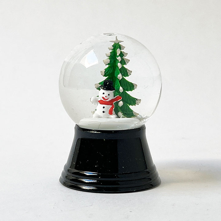 Mini Snow Globe with Snowman & Tree Made in Austria