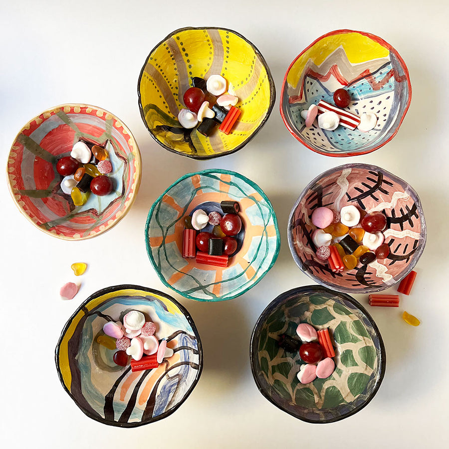 One of a Kind Decorative Ceramic Bowl (B)