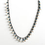 PATCH NYC Treasure Necklace: Vintage Glass Pearls & Blue Onyx Agate Stars