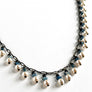 PATCH NYC Treasure Necklace: Vintage Glass Pearls & Blue Onyx Agate Stars