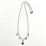 PATCH NYC Treasure Necklace: Sterling Silver Engraved COURAGE Locket & Rhinestone Lucky Horseshoe