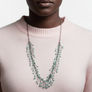 PATCH NYC Treasure Necklace: Vintage Glass Bugle Bead Fringe
