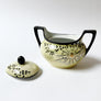 Vintage Porcelain Sugar Bowl with Spider Web by Reinhold Schlegelmilch, Made in Germany